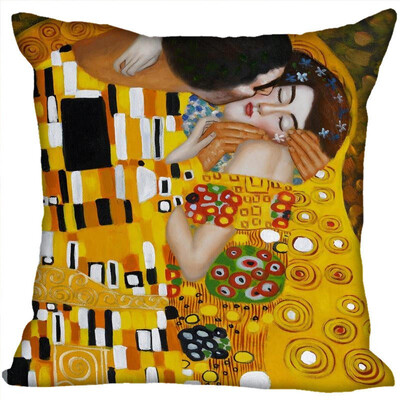 

Gustav Klimt Pillow Case For Home Decorative Pillows Cover Invisible Zippered Throw PillowCases 35x35cm 35x35CM 35x35CM 35x35CM