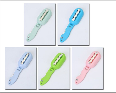 

1Pc Kitchen Tool Cleaning Fish Skin Steel Scales Brush Shaver Remover Cleaner Descaler Skinner Scaler Fishing Tools Knife