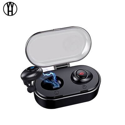 

WH TWS U8 In-Ear Wireless Bluetooth V41 earphones Stereo Ultra Small Invisible with Microphone headset with MIC Charge Box