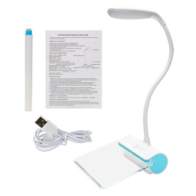 

UpperX Novelty LED Table Lamp Eye Protection USB Rechageable LED Desk Lamp Touch-switch Reading Light Message Light 3 Mode Dimming