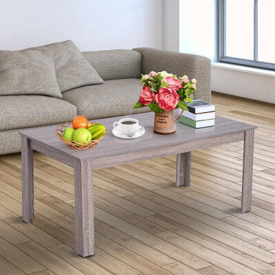 

Wooden Rectangular Living Room Coffee Table Side End Desk