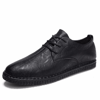 

Mens Casual Shoes Fashion Leather Shoes Lace Up Shoes For Men Light Man Shoes Brown Black Gery Size 39-44