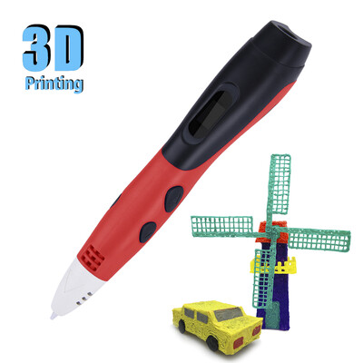 

Intelligent 3D Drawing Printing Pinter Pen Low Temperature 3D Pen With LCD Screen Display PCL Filament Refills Gifts for Kids Chil