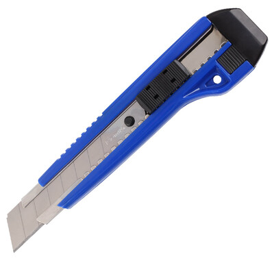 

Cozy Slip Self-locking Self-locking Utility Knife Large Wallpaper Knife 18mm Blue B2828