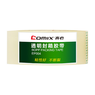 

Qixin COMIX single roll 60mm100y 914 meters Putong sealing wide tape office stationery EP004