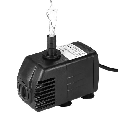 

1500LH 25W Submersible Water Pump for Aquarium Tabletop Fountains Pond Water Gardens&Hydroponic Systems with 2 Nozzles AC220-