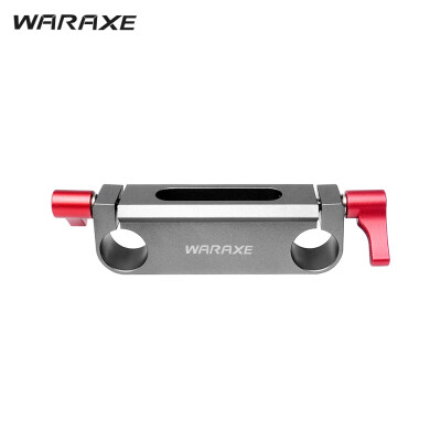 

WARAXE 1501 φ15mm Dual-Hole Rod Clamp Mount Universal for φ15mm Rod DSLR Camera Cage Top Handle 14" Screw Hole