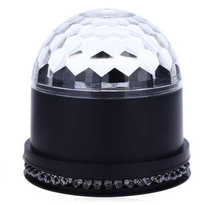 

LED Color Changes RGB Sound Actived Lamp 15W 2 in 1 Mini Rotating Magic Ball Stage Light