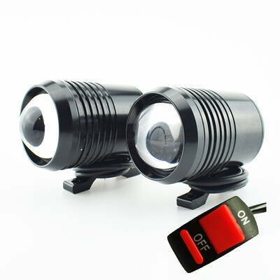 

Motorcycle Headlight U2 30W 6500k automobiles Driving Fog lamp Motorbike Spotlight Motor headlamp auxiliary working lights DRL