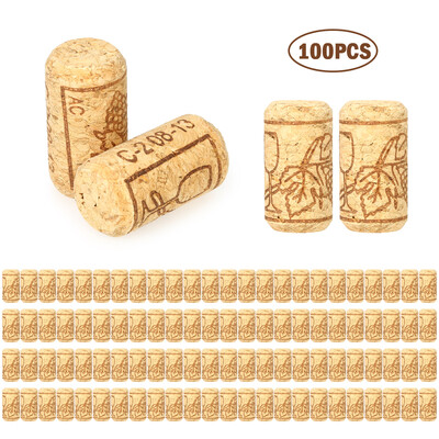 

100pcsset Wine Bottle Stopper 4021mm Set of 100pcs Red Wine Bottle Stopper Oak Red Wine Bottle Stopper Oak Wine Corks