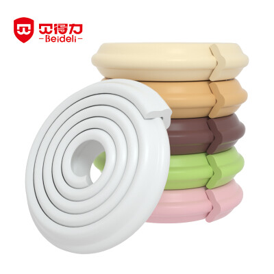 

Bedlift free adhesive thickening widened baby anti-collision bed bed corner anti-smashing childrens table corner corner soft edging baby anti-collision sponge foam safety white 4 m