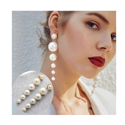 

NeillieN simple pearl earrings earrings Korean air earrings fashion jewelryEuropean&American personality jewelryearbob