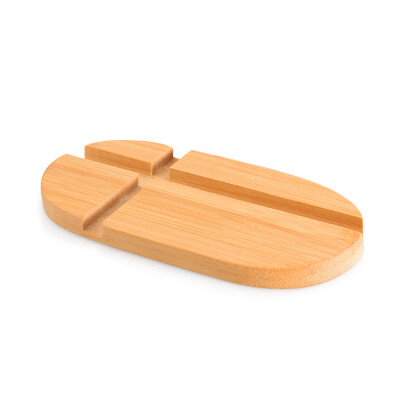 

Mobile Phone Bracket Base Tablet Universal Cellphone Smartphone Holder for iPhone Bamboo Desktop Cell Phone Stand Compatible with