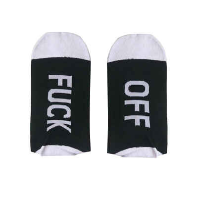 

A Pair Unique Words Series Comfortable Cotton Hose Socks Warm&Breathable Sock for Men Women Autumn Winter