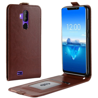 

for Oukitel C12 Pro WIERSS Flip Leather Case for Oukitel C12 Pro Retro Wallet Case Leather Cover Cases Fundas Capa Coque