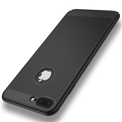

Goowiiz Phone Case For Iphone 78X Full Protection Slim Hard PC Breathable Grid Back Cover