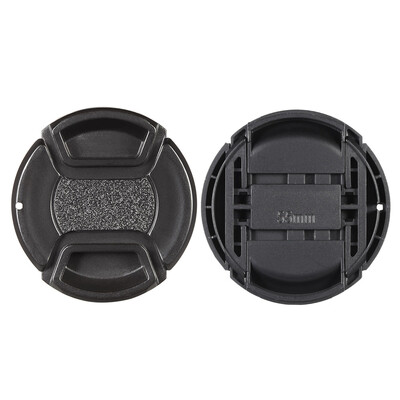 

55mm Center Pinch Snap-on Lens Cap Cover Keeper Holder for Canon Nikon Sony Olympus DSLR Camera Camcorder