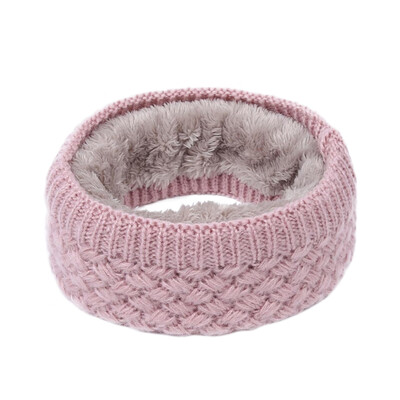 

Winter Ribbed Knitted Circle Loop Ring Scarf Neckerchief For Men Women Thickness Collar Scarves Neck Warmer