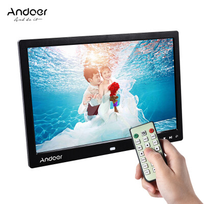 

Andoer 13" LED Digital Photo Frame Screen Desktop Album Display Image 1080P MP4 Video MP3 Audio TXT eBook Clock Calendar 1280 8