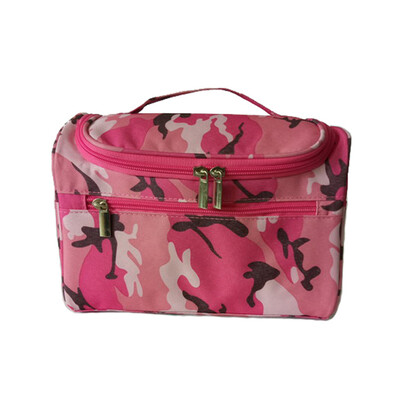 

Women Travel Makeup Bag Multifunction Cosmetic Bags Polyester Fashion Waterproof Storage Toiletry Bag Organizer Men red camouflag