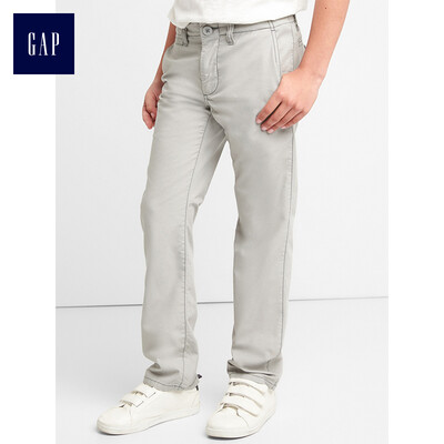 

GAP flagship store boy cotton lightweight middle waist khaki 314668 silver 6