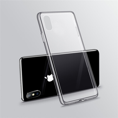 

Goowizz Phone Case For Iphone XXsXs MaxXR Tempered glass Dazzle Clear TPU Cover Protective Shell
