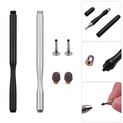 

Fine Point 2 in 1 Precision Stylus Pens with Fiber Tip&Disc Tip Universal Capacitive TouchScreens Stylus Pen for Cellphone Tab