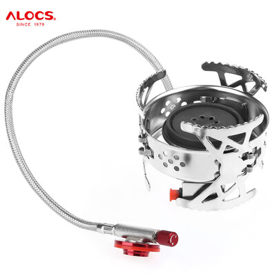 

ALOCS CS-G04 Split Hurricane Ultralight Backpacking Camping Stove Gas Furnace Burner