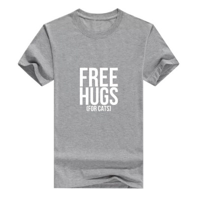 

Free Hugs For Cats Mens Printed T-Shirt