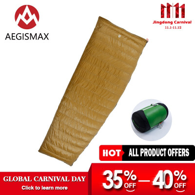 

AEGISMAX Outdoor Camping LIGHT Goose Down Envelope Sleeping Bag Three-Season Down Lengthened Adult Nylon Spring Sleeping Bag