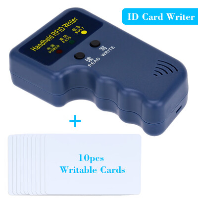 

Handheld 125KHz RFID ID Card WriterCopier Duplicator 10pcs Writable T5577 Cards