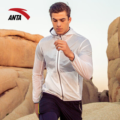 

Anta ANTA 95727610 Mens single jacket New windproof jacket new casual windbreaker jacket trend windbreaker jacket male pure white M male 170