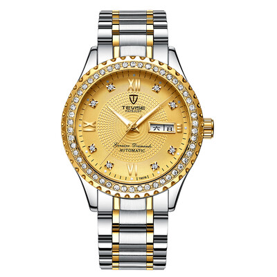 

TEVISE T807B Wrist Watch Men Brand Watch Semi-automatic Mechanical Fashion Luxury Waterproof Watch Luminous Business Casual Watch