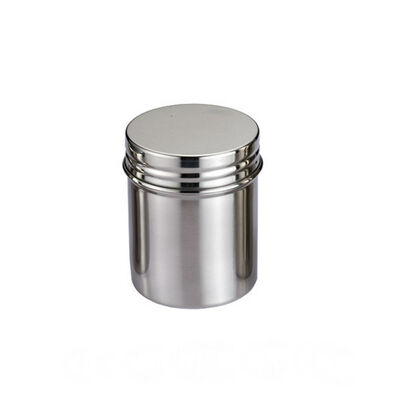

Small Stainless Steel Coffee Loose Tea Caddy Food Container Travel Canister 70x70x85 mm