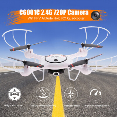 

CG001C 24G 720P Camera Wifi FPV Drone Altitude Hold RC Quadcopter