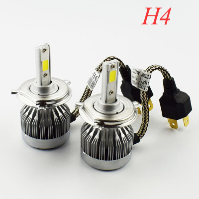 

2Pcs Car Headlights Auto 60W Super Bright LED Bulb head Lamp Automobile Headlamp Car fog Lights DRL H4 H7 H8 H9 H11 9005 9006