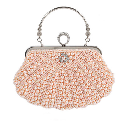 

Women Beaded Shell Shoulder Bag for Wedding Elegant Party Ladies Handbags Evening Bag Women Party Purse Wallet