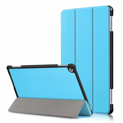 

Fashion Case for Huawei Mediapad M5 lite 101 Tablet Smart PU Leather Funda Cover With Auto SleepWake Up