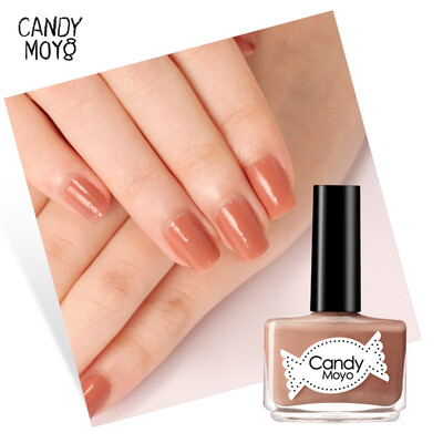 

CandyMoyo Candy Heart Cream 8ML1 Nude Nail Polish Can Peel Non-toxic Tear White Manicure