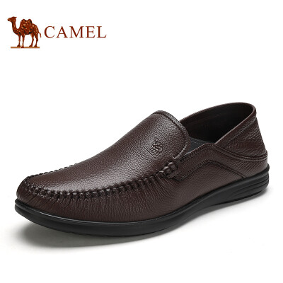 

Camel CAMEL soft leather versatile business casual shoes A912211480 brown 39