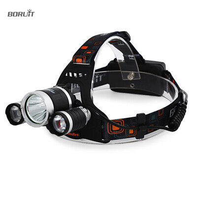 

BORUiT Outdoor Lighting Rechargeable LED Head Lamp