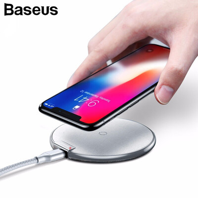 

Baseus Leather Wireless Charger For iPhone XXS Max XR Samsung S9 S9 Note 9 8 Fast wireless charger QI Wireless Charging Pad