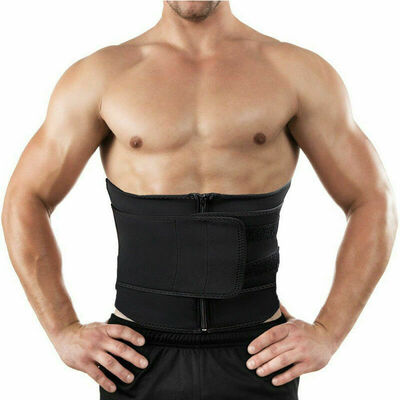 

SLIMBELLE Mens Sport Sauna Sweat Waist Training Belt for Weight Loss Premium Waist Trimmer