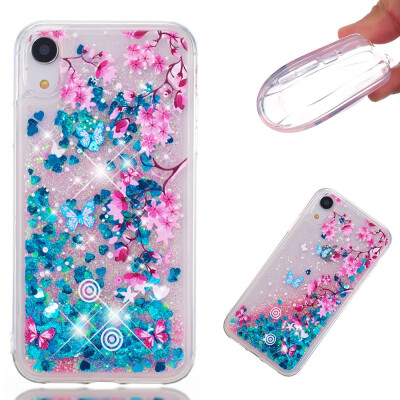 

Glitter Liquid Case for Iphone XR Fashion Pattern Bling Rugged Shockproof Soft TPU Cover