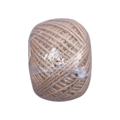 

50m Colorful Jute Twine Hemp Rope String Packing Wrapping Ribbon Crafting Cord for Arts Crafts DIY Gift