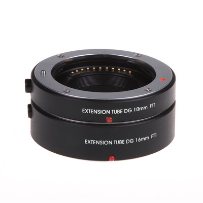 

Macro AF Auto Focus Extension DG Tube 10mm 16mm Set Ring Metal Mount for M43 Mount Olympus E-P1 E-P2 E-PL1 E-PL2 Panasonic G1GF1