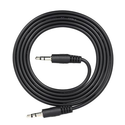 

1m 35mm Male to 35mm Male Audio Cable 35mm Jack Audio Cable AUX Wire for Car Headphone Speaker Black