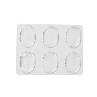 

6pcsset Drum Damper Gel Pads Snare Tom Drum Muffler Mute Coffee Color