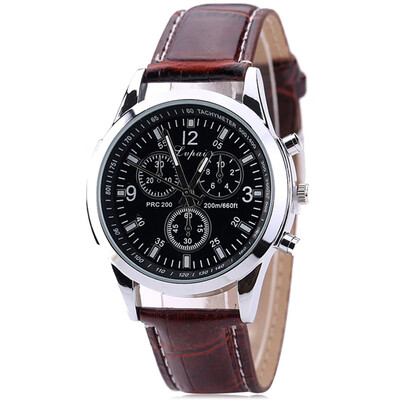 

Lvpai P647 Men Pattern PU Leather Fashion Watch