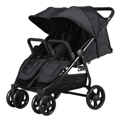 

Chenhui CHBABY twin baby stroller light high landscape baby car can sit reclining folding shock double two child stroller A736T black